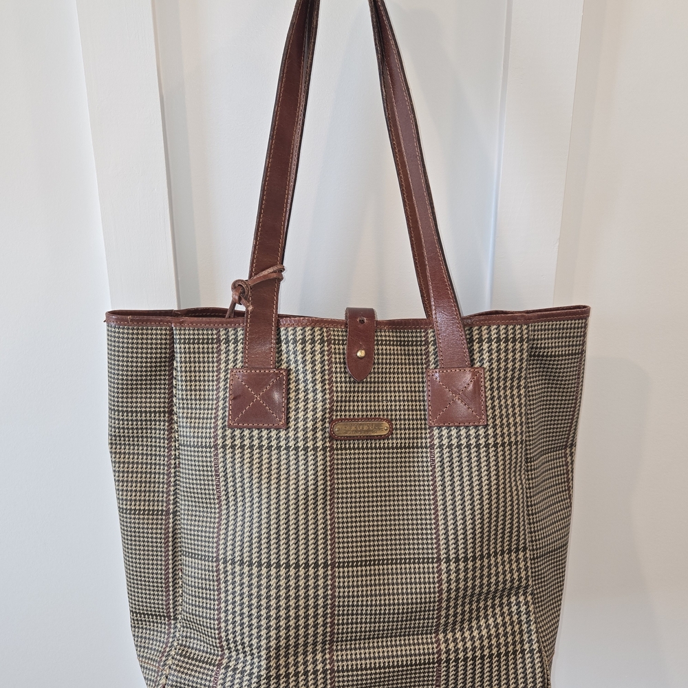 Vintage Polo Ralph Lauren Plaid Tote